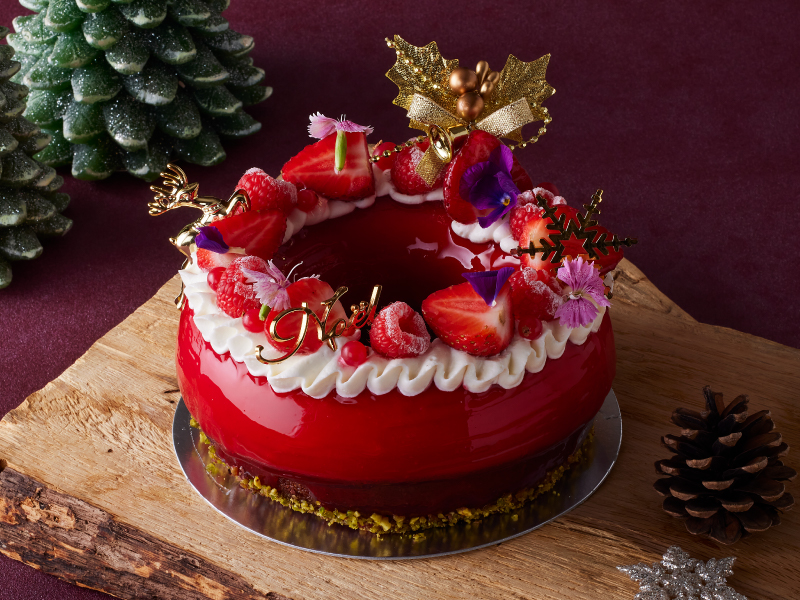 クリスマスケーキの画像